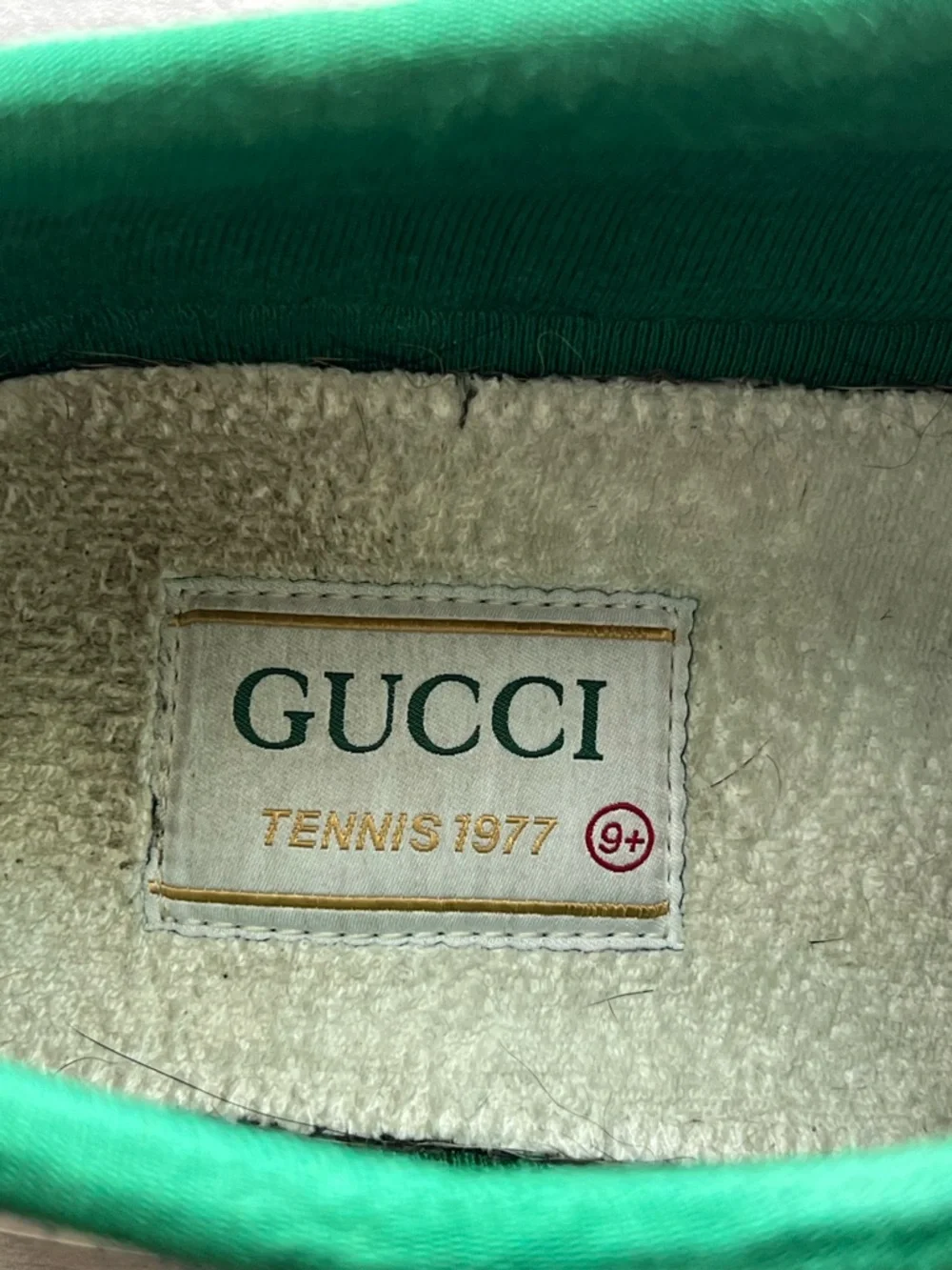 GUCCI tennis 1877 GG Monogram Low Blue Size 10 US (9 UK) / EU 43 Mens - Picture 7 of 8